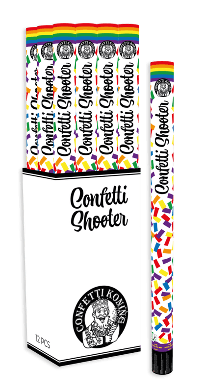 Confetti Shooter Rainbow 80 cm